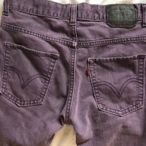 Low wasted purple Levi